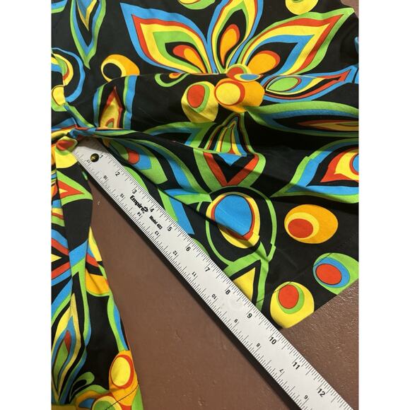 Loudmouth Men's Size 38W10 "Inseam Psychedelic Floral Multicolored Golf Shorts - Picture 4 of 5